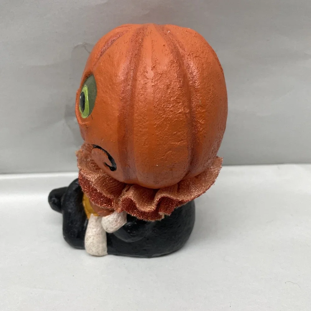 Ashland Primitive Halloween Pumpkin Head Figurine 5